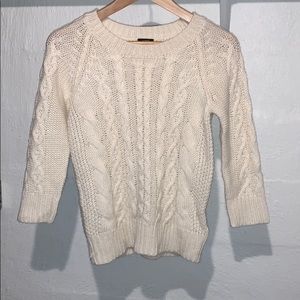J. Crew Cable knit sweater